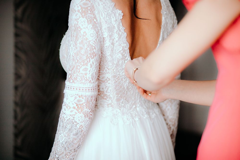 Piękna suknia ślubna