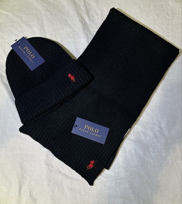 Зимовий комплект: шапка + шарф Ralph Lauren