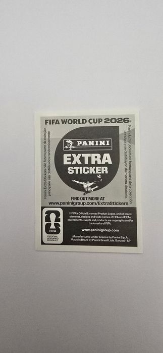 Lamine Yamal Silver Extra Sticker Panini Mundial 2026