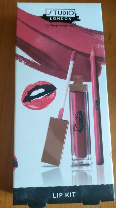 Zestaw do ust Studio London – Pomadka + Konturówka (Pink)