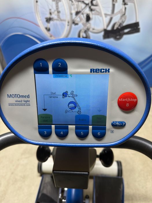 Rotor  MOTOMED VIVA II , Góra-dół , Polskie menu