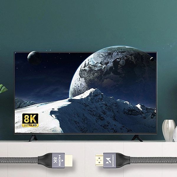 Wozinsky kabel HDMI 2.1/8K 60 Hz 48 Gbps / 4K 120 Hz / 2K 144 Hz 1m sr
