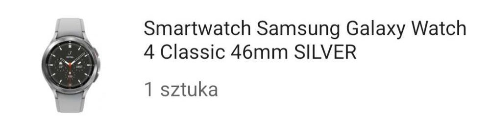 Smartwatch Samsung Galaxy 4 classic