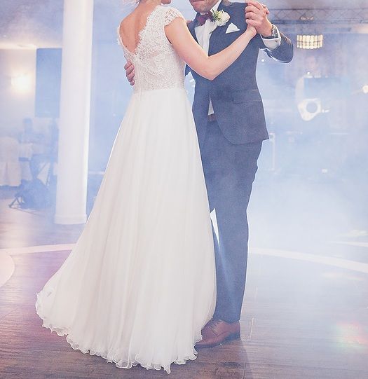 Delikatna suknia ślubna Anna Kara THEA nude