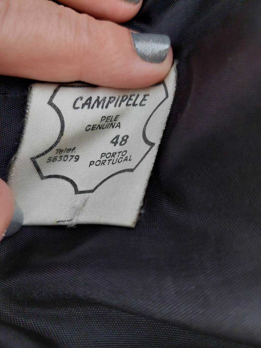 Casaco Pele Preto Unissexo Tamanho 48