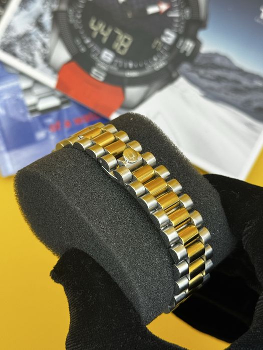 Bulova daydate diamond dial eminence two-tone president męski rzadki
