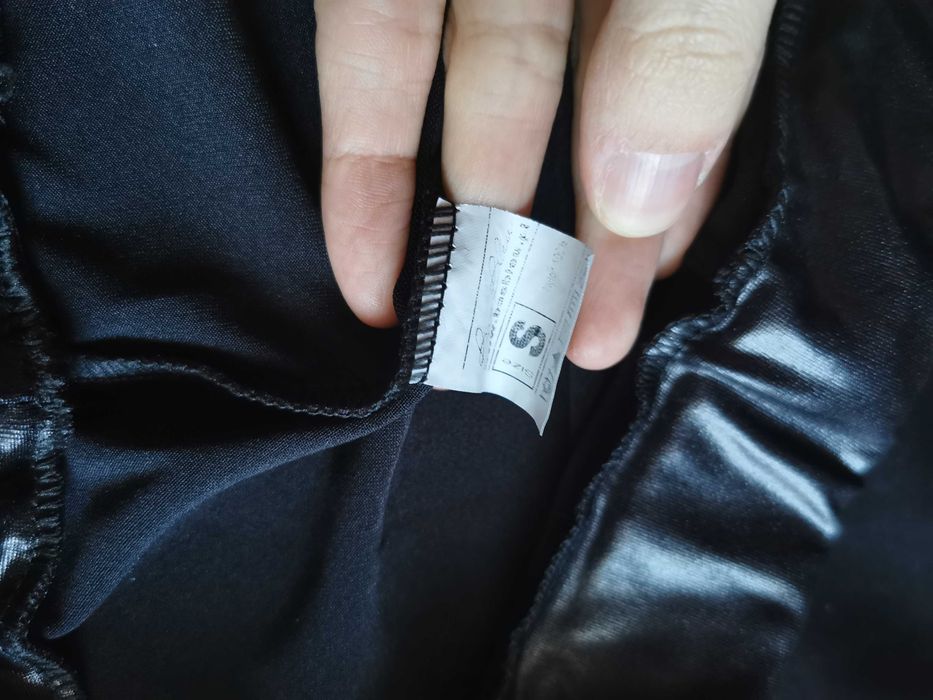 Spodnie z imitacji skóry dziewczęce