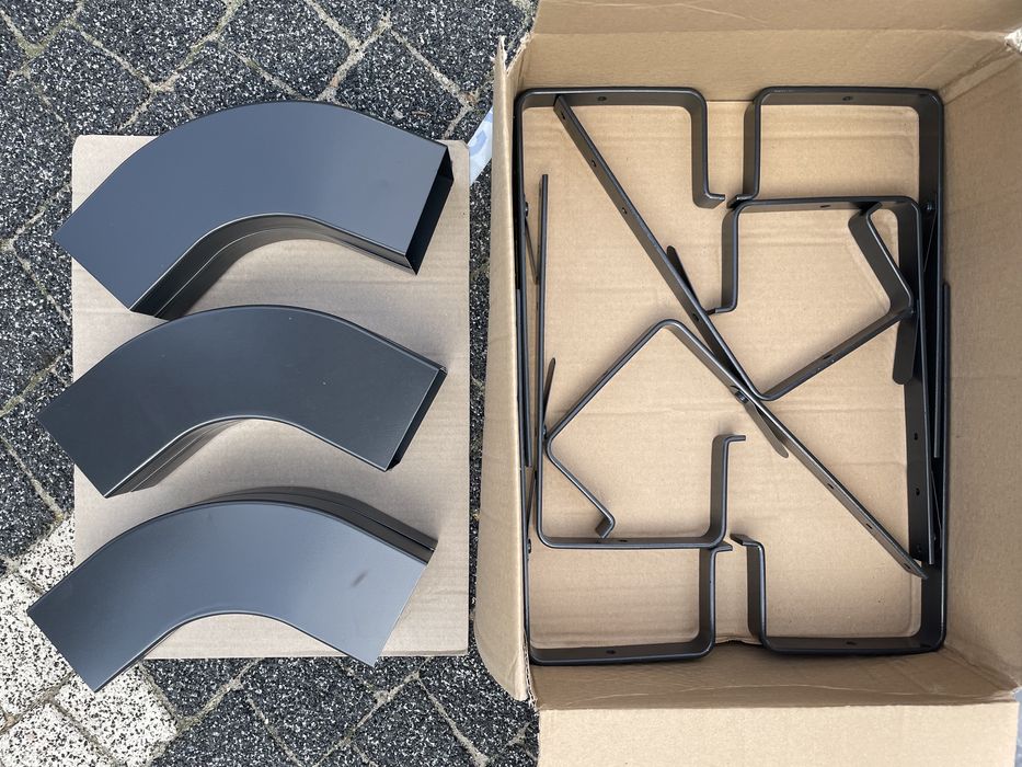 Niagara Pruszyński kwadrat uchwyt rynny antracyt