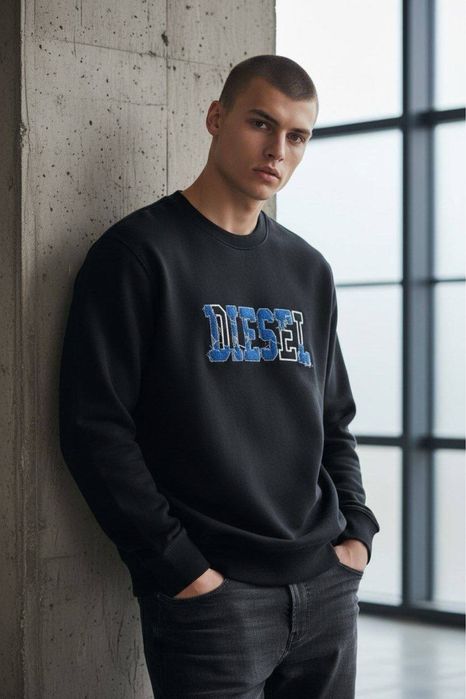 Чловічий світшот батнік тринитка diesel balenciaga dsquared2