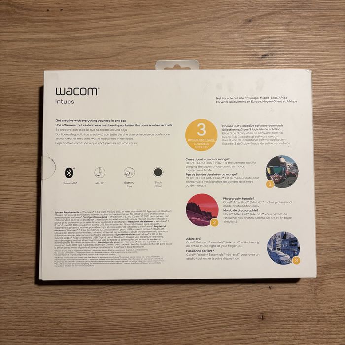 Wacom Intuos M CTL-6100WLK-S64584345912322122