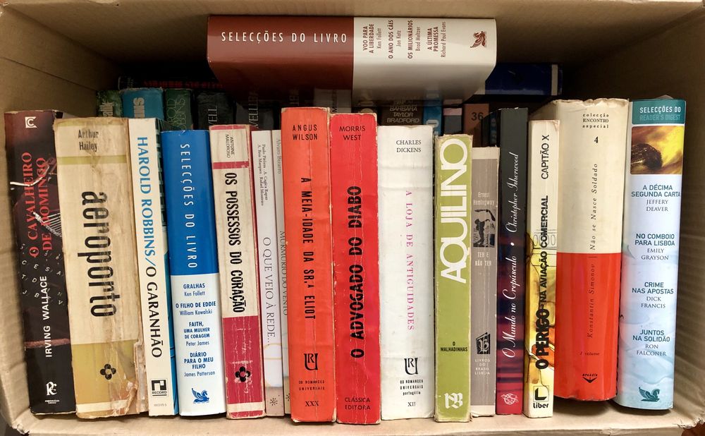 34 livros de autores e temas diversos. NOVO PREÇO