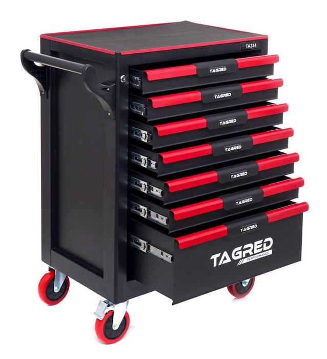 Шафа для інструментів, візок для майстерні TAGRED TA234, 7 шухляд