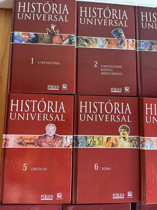 Coleção de 20 livros de História Nacional e Internacional