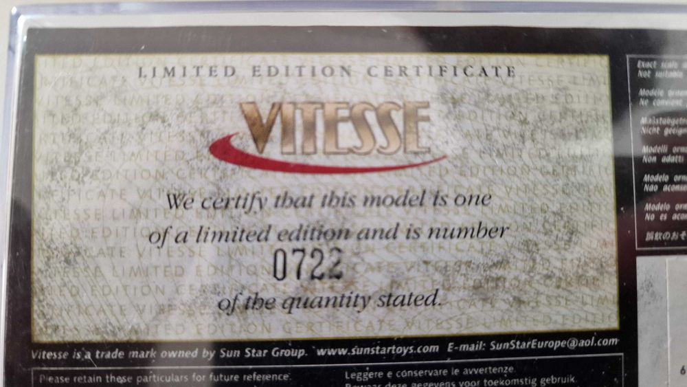 Miniatura Mercedes Benz 300 SE