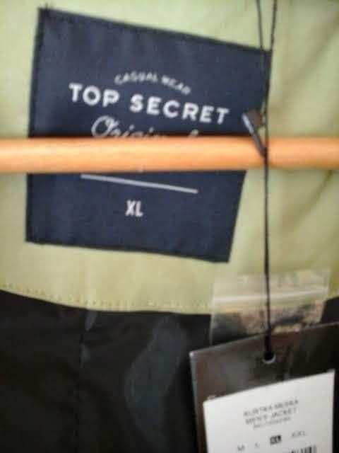 Nowa wiosenno-jesienna kurtka parka firmy Top Secret roz xl Jacket