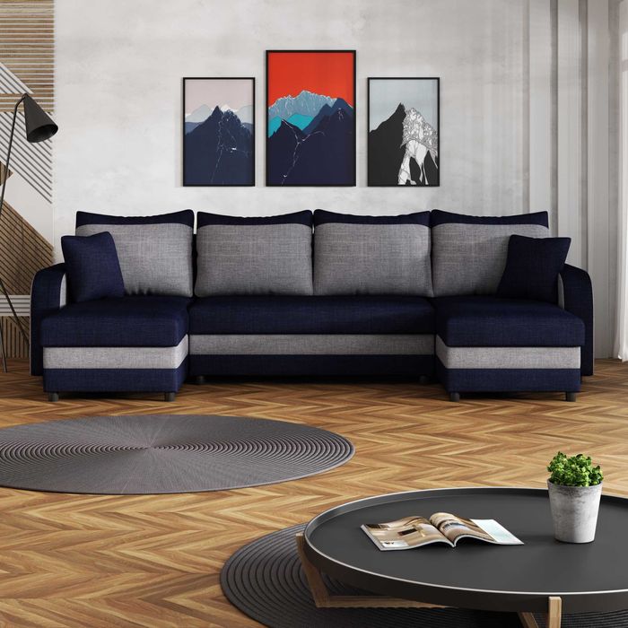 Narożnik Bill  3xpojemnik Funkcja spania darmowa dostawa Poduszki