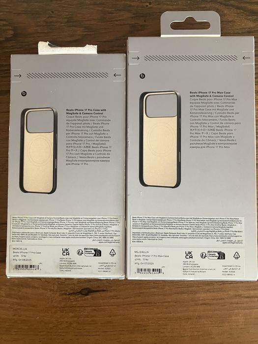 Чехол Apple Beats iPhone 17 Pro Max  Gray