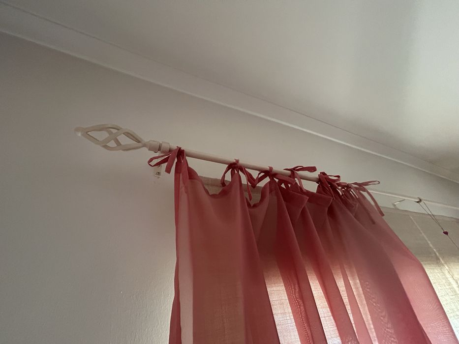 Cortinas Rosa da Loja Gato Preto