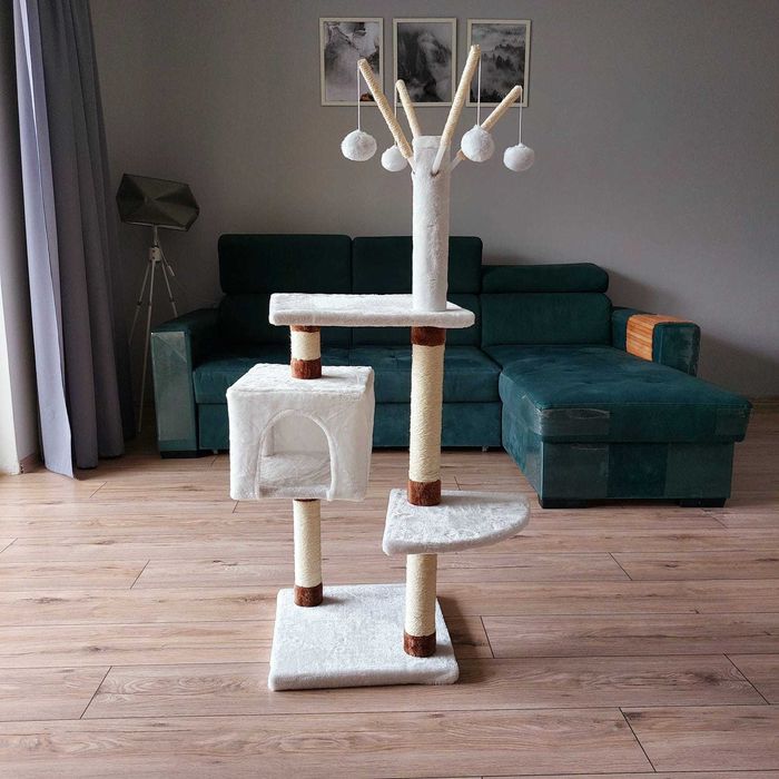 Drapak dla kota nowy z legowiskiem