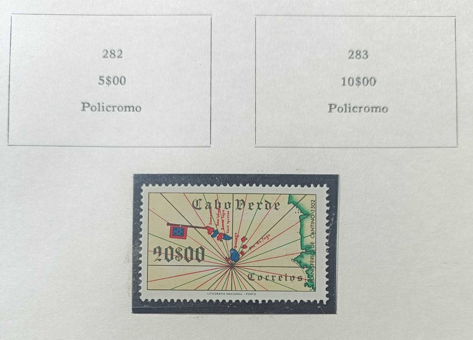 Album de Selos de Cabo Verde - selos desde 1877