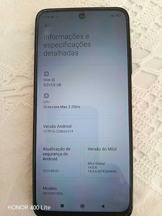 POCO M3 Pro 5G - 6+2 GB de RAM