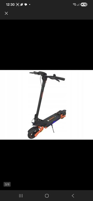 Hulajnoga elektryczna KAMIKAZE K1 Lite 60km 800W Amortyzacja 10" Podśw