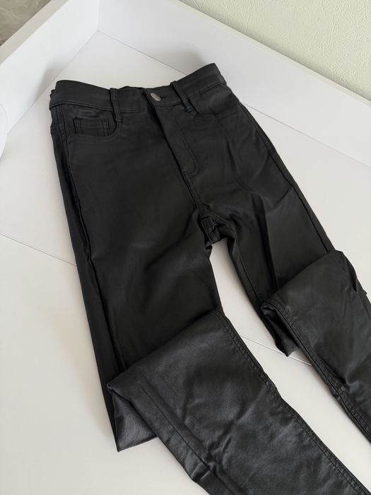 Шкіряні Штани з еко шкіри з напиленням Calzedonia
