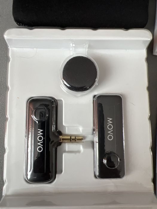 MOVO- 2.4 GHz wireless Microphone system 3.5mm TRS Jack-NOWY#7