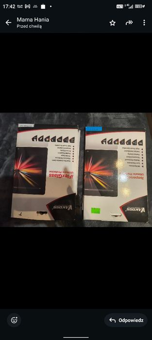 Szkło hartowane 7i8 cali tablet.