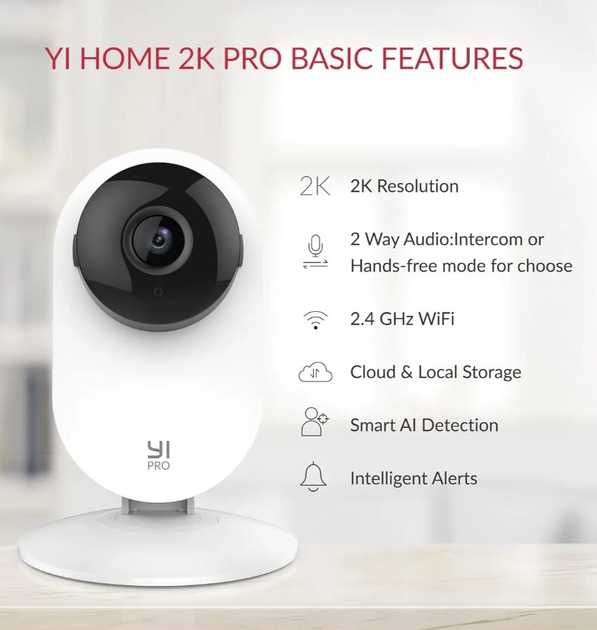 IP-камера Xiaomi Smart Camera C300 Dual / YI Home 2K Pro / YI Dome X