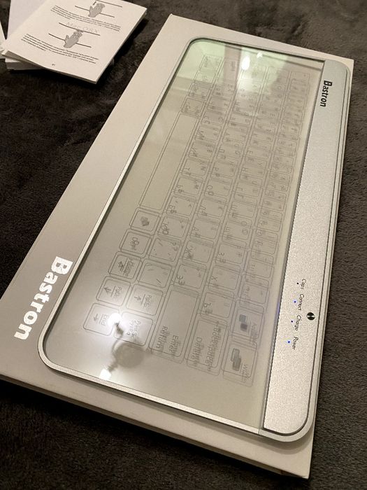 Клавиатура Сенсорная стеклянная Bastron B9 Тач-Пад