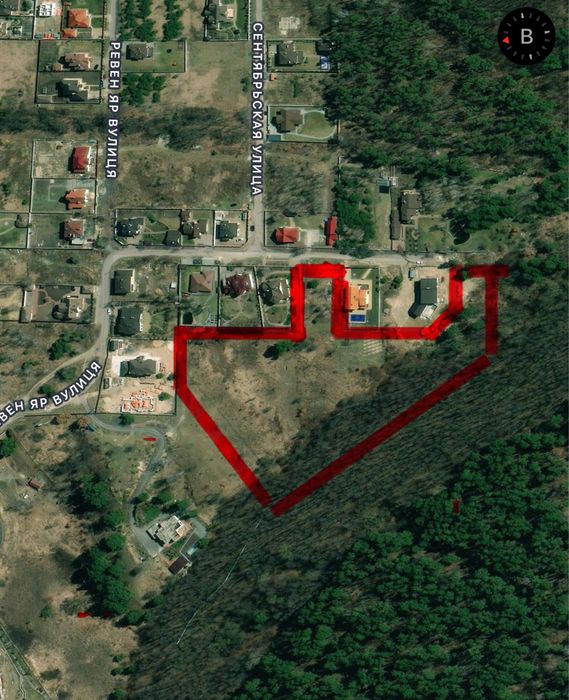 Віта-Поштова ділянка 2.1 Га, біля заповідника, ліс, сосни, комунікаціі