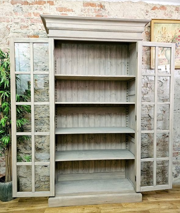 Witryna- WYSOKA 240cm - z litego drewna