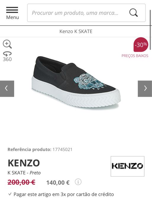 Sapatilhas KENZO K-SKATE