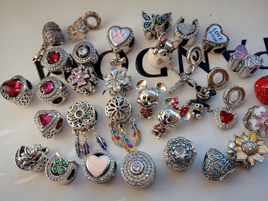 Новые серебряные шармы, бусины 925, шарми, срiбло