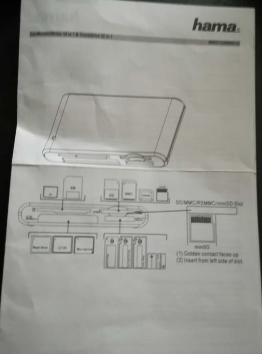 USB 2.0 CardReader Writer hama