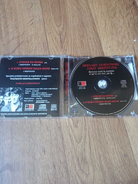 CD Epitafium dla Krzyśka -Dornowski, Skrzypczyk, Hoffmann - Czerwone Gitary - limitowana-1996