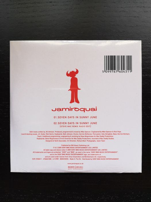 Jamiroquai [Single Colecionador] Seven Days in Sunny June