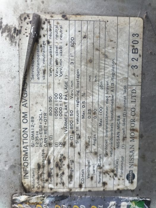 Капот Nissan Micra k10