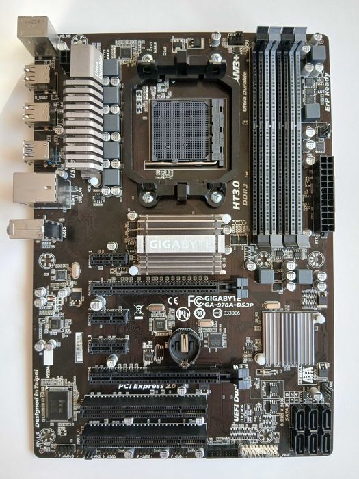 Płyta główna GIGABYTE GA-970A-DS3P , s.AM3+, DDR3, PCIe 2.0, USB 3.0, SATA III