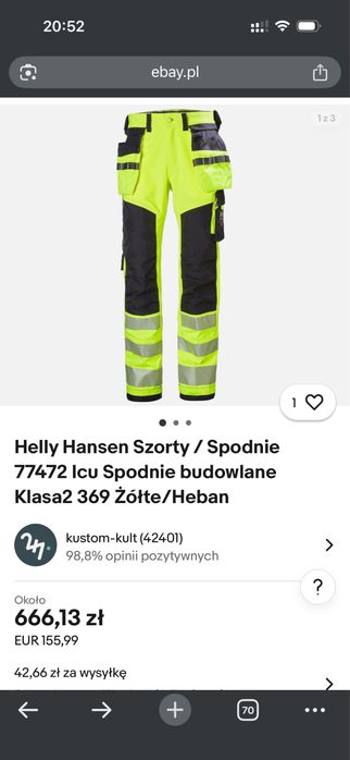 Spodnie Helly Hansen