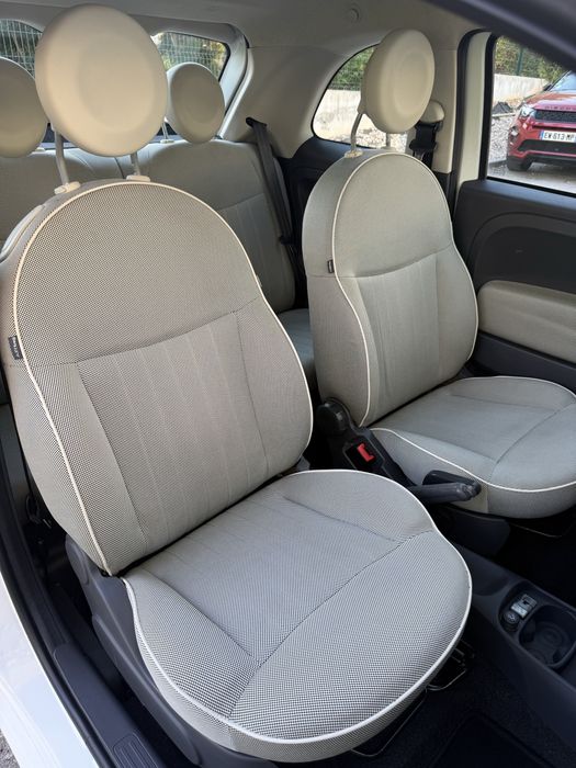Fiat 500 Lounge • Fire 1.2 Gasolina • Teto Panorâmico • Distribuição Feita • IPO Setembro 2027 • Bem Estimado