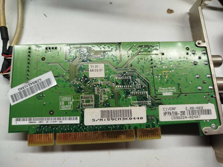 Placa Rádio-TV-Captura AV ASUS-HP PCI - My Cinema-P7131 Hybrid C1VDRF