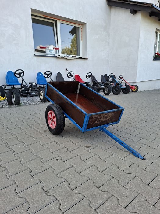 Gokart, gokard, quad na pedały, przyczepka Berg