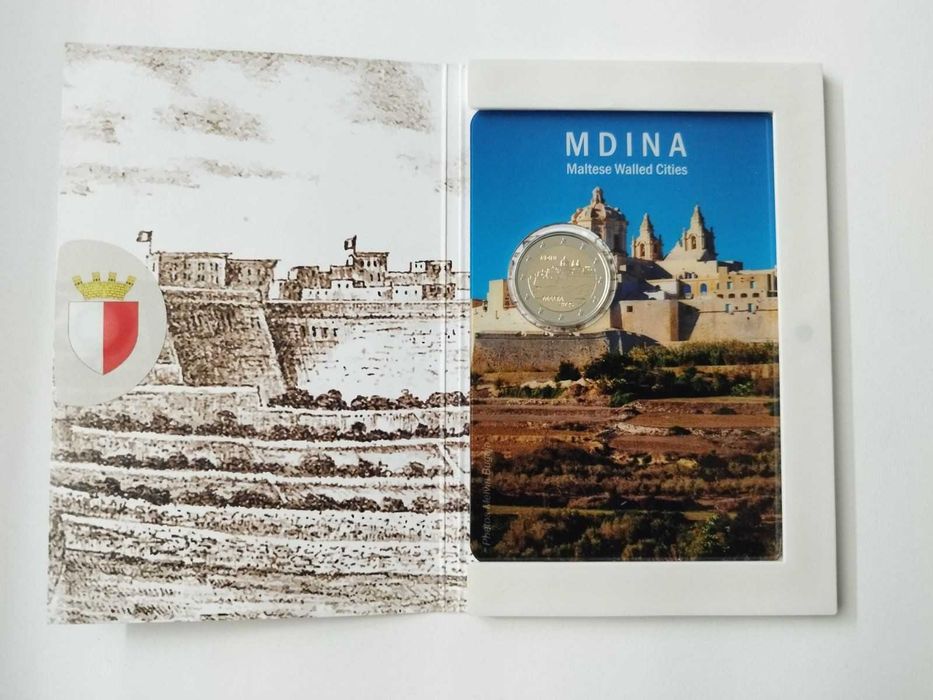 Malta 2 euro, 2025 - Historyczne miasto Mdina