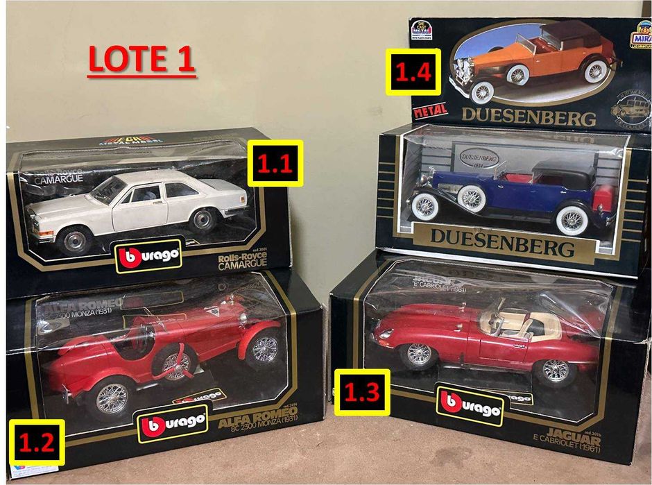 Miniaturas Automóveis (modelos vintage - raros)