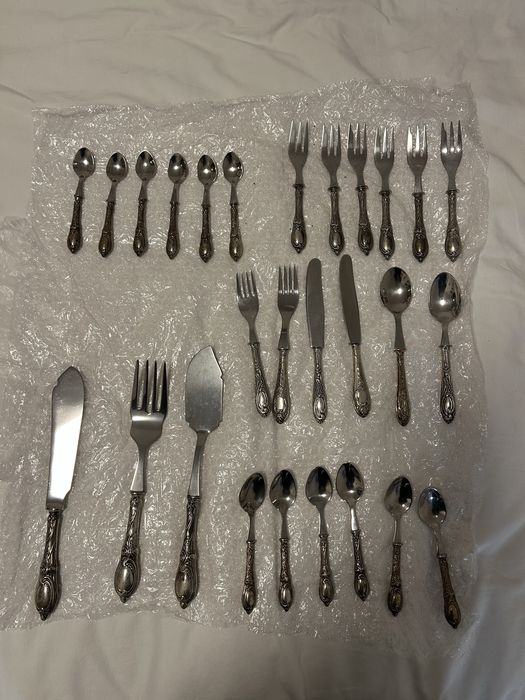 Conjunto talheres de prata