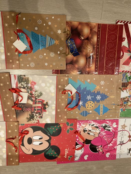 Torebki prezentowe duże 17 sztuk