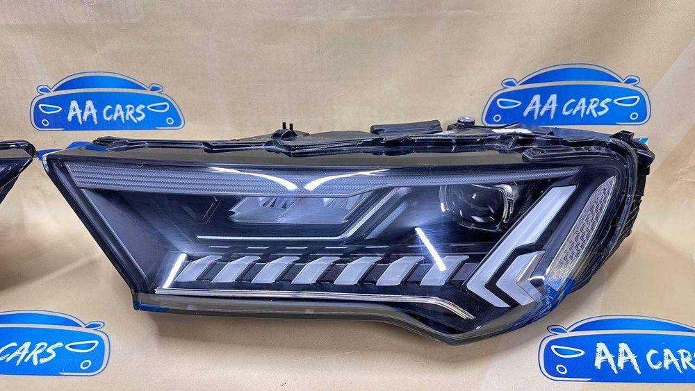Фари Фара Фары Audi Q7 Matrix Full Led 2020 2021 2022 2023 2024