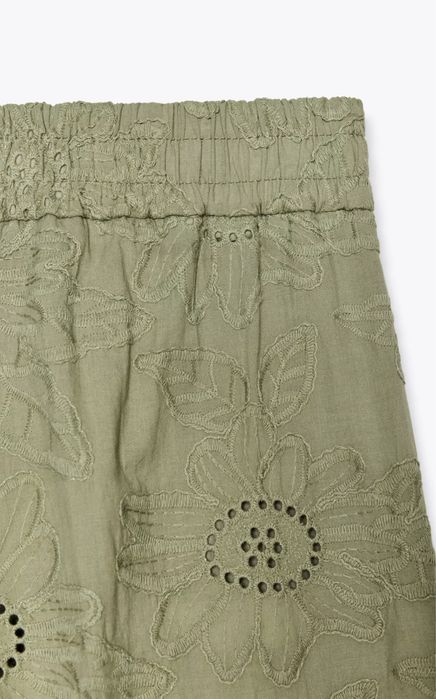 Прямі жіночі штани Zara, кюлоти із високою посадкою, брюки Zara s